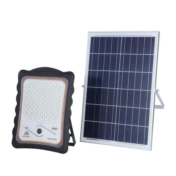 Solar split courtyard with camera can be connected to mobile phone LED street light.